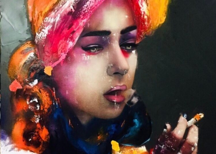 الفنانة التشكيلية سناء هيشري